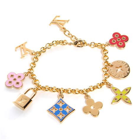 louis vuitton bracelet with heart|louis vuitton charm bracelet.